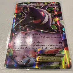 2014 Pokemon XY Phantom Forces Gengar EX #034/119 - Image 4