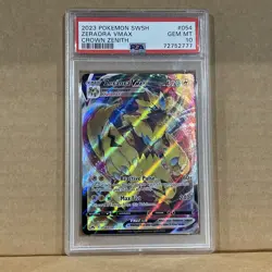 2023 Pokemon SWSH Zeroes Vmax Crown Zenith PSA 10 - Image 1