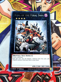 King of the Feral Imps angu-en049 1st Edition (NM+) Rare Yu-Gi-Oh! - Image 1