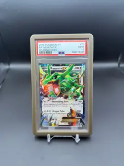 PSA 9 Rayquaza EX 75/108 - Pokemon XY Roaring Skies - Image 1