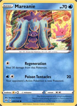 Mareanie #51/189 - Common - Pokemon Darkness Ablaze 2020 - Near Mint - Image 1