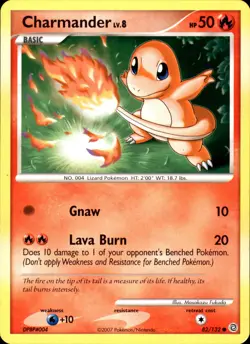 Charmander 82/132 Common - Pokemon Secret Wonders 2007 MP - Image 1
