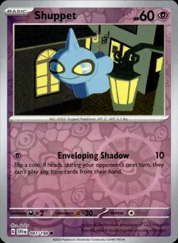 Shuppet 087/198 Reverse Holo - Pokemon SV01: Scarlet & Violet Base Set NM - Image 1