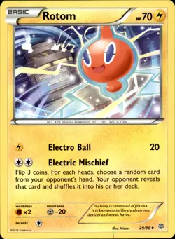 Rotom 29/98 Uncommon - Pokemon XY - Ancient Origins LP - Image 1