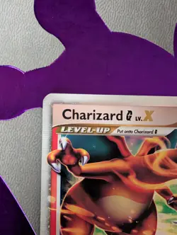 Charizard G Lv. X DP45 Pokemon Diamond & Pearl Black Star Promo Played - Image 4