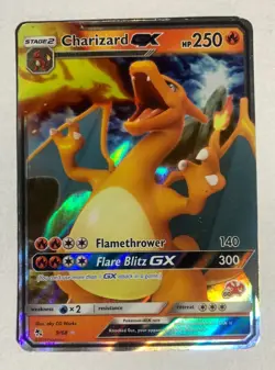 Pokemon TCG: Charizard GX 9/68 Hidden Fates Holo - Image 1
