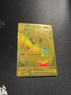 Mega Charizard Y EX 294/217 Gold Hyper Rare, Ascended Heroes, Pokemon TCG (NM) - Image 2