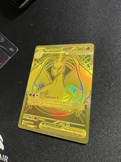 Mega Charizard Y EX 294/217 Gold Hyper Rare, Ascended Heroes, Pokemon TCG (NM) - Image 3