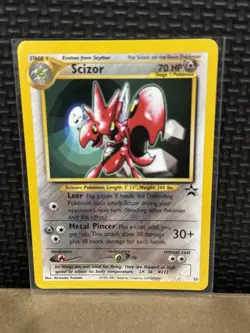 2001 Pokemon Black Star Promo WOTC Scizor 33 - Ungraded - Image 1