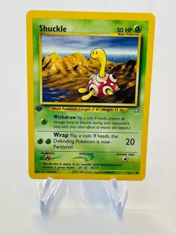 SHUCKLE 2000 Pokemon Neo Genesis 1ST EDITION Common POKEMON 72/111 - Image 1