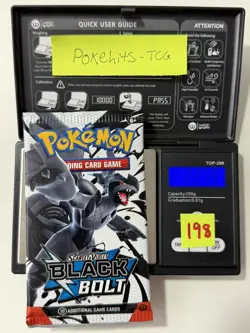 (HEAVY)🔥 22.79g Pokemon TCG Black Bolt Booster Pack Factory Sealed✅ - Image 1