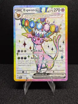 Pokemon Espeon ex SVP175 Sv: Scarlet & Violet Promo Stage 1 270 HP Holo - Image 1