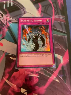 YUGIOH - SAKURETSU ARMOR - SUPER RARE - LCYW - UNLIMITED - NM - Image 1