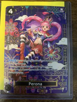 One Piece Perona - OP06-093 (SP) - Alt Art The Azure Sea's Seven (OP14) (SR) - Image 1