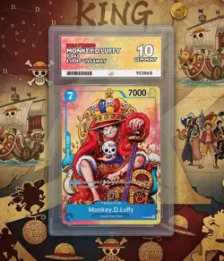 Monkey D Luffy - P-043 - PROMO EVENT GIVEAWAY - ONE PIECE CCG ACE GRADING 10 - Image 1