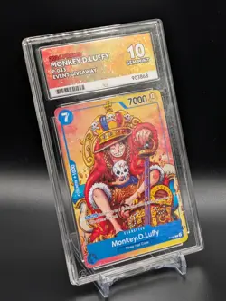 Monkey D Luffy - P-043 - PROMO EVENT GIVEAWAY - ONE PIECE CCG ACE GRADING 10 - Image 5