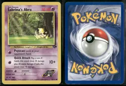 ✰ SABRINA'S ABRA 94/132 COMMON GYM CHALLENGE POKEMON ✰ MP - Image 1