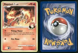 ✰ RAPIDASH E4 47/111 UNCOMMON RISING RIVALS POKEMON ✰ MP - Image 1