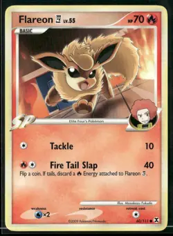 ✰ FLAREON E4 60/111 COMMON RISING RIVALS POKEMON ✰ MP - Image 2