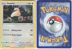 ✰ SNORLAX 140/202 COSMOS HOLO RARE SWORD & SHIELD POKEMON ✰ NM/M - Image 1