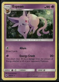 ✰ ESPEON 89/214 RARE LOST THUNDER POKEMON ✰ LP - Image 2