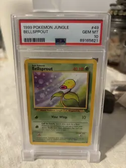 Pokemon Jungle Bellsprout 49/64 Basic Common Unlimited Regular PSA 10 GEM MT - Image 1