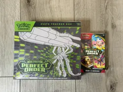 Pokemon TCG: Perfect Order ETB & Booster Bundle SEALED IN HAND - Image 1