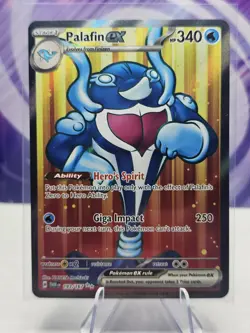 Palafin ex 193/167 Ultra Rare Twilight Masquerade Pokemon Holo NM - Image 1