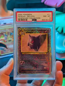 Pokemon Gengar 11/110 Legendary Collection Reverse Holo Rare PSA 8 NM-MT - Image 1