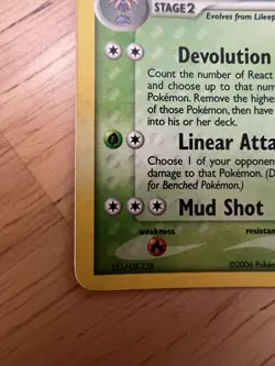 Pokemon Cradily 3/92 Reverse Holo Stamped Ex Legend Maker LP - Image 5