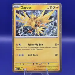 Zapdos 157 Scarlet & Violet Black Star Promo Cosmos Holo Pokemon NM - Image 1