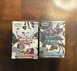Pokemon Black Bolt and White Flare Booster Bundle Set of 2 FACTORY SEALED NEW - Image 3
