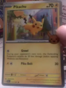 Pokemon TCG Pikachu 018/091 Hp 70 Halloween Trick Or Treat 2024 Holo Foil - Image 1