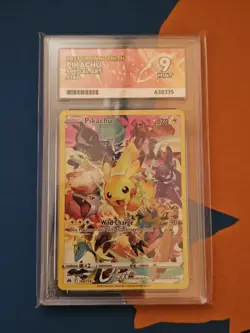 Pikachu 160/159 | Crown Zenith | Special Art | Pokemon TCG | Grade 9 | English - Image 1