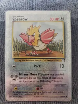 Spearow - 94/110 - Pokemon Legendary Collection Reverse Holo - heavily damaged - Image 2