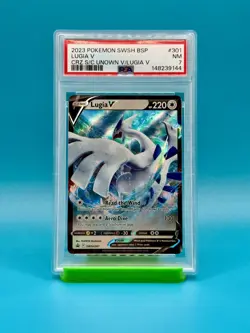PSA 7 - 2023 Pokemon SWSH Crown Zenith Lugia V #301 - Image 1
