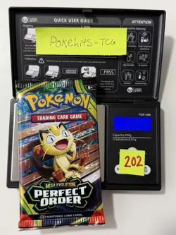 (HEAVY)🔥 22.54g Pokemon TCG Perfect Order Booster Pack Factory Sealed✅ - Image 1