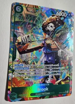 One Piece TCG Brook OP15-032 Alternate Art English Mint Adventure Kamis Island - Image 2