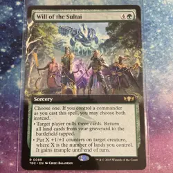 Will of the Sultai (REGULAR) x1 - MTG Tarkir: Dragonstorm Commander TDC #89 - Image 1
