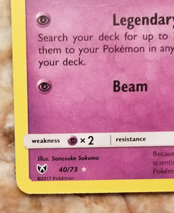 🔥 Shining Mew 2017 HOLO RARE Pokemon Card Shining Legends 40/73 / NM - M 🔥 - Image 3