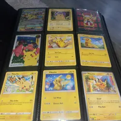 Pikachu Ultra Pro Lot Vintage and New Pokemon TCG Cards - Image 2