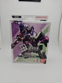 Gundam Card Game Celestial Drive ST07 BRAND NEW Sealed Starter Deck Bandai Hobby - Image 1