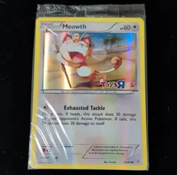 (Sealed) Pokemon Meowth Generations Promo Holo Basic 60 HP TCG Card 53/83 - Image 1