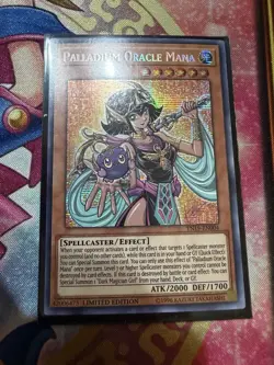 Palladium Oracle Mana TN19-EN004 Prismatic Secret Rare Yugioh Card LP - Image 1