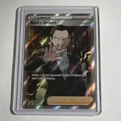 Boss's Orders (Full Art) 189/192 Pokemon TCG Card Rebel Clash Holo - Image 1