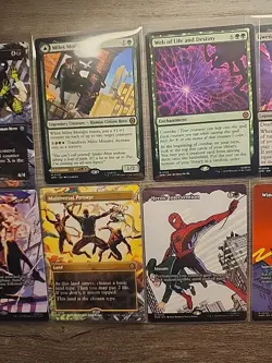 Magic The Gathering Spider-Man Lot of 14 Rare and Mystic Cards Near Mint - Image 4
