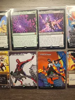 Magic The Gathering Spider-Man Lot of 14 Rare and Mystic Cards Near Mint - Image 5