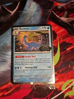 Pokemon Aurorus Perfect Order Promo Holo Card 024/088 TCG SEALED Cosmic Holo - Image 1