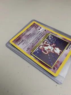 Pokemon Mewtwo TCG Base Set Holo Unlimited Rare Card 10/102 ITALIAN LP - Image 5