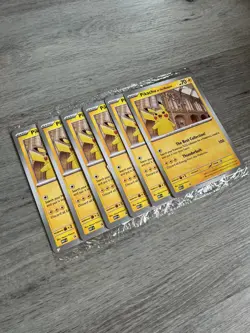 Pokemon TCG Pikachu at the Museum Jumbo Promo Card (x6) - Image 2
